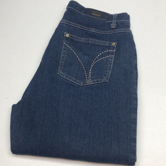 LIKE NEW SIMON CHANG STRAIGHT LEG JEANS 10/30x29 ⭐️ - Picture 1 of 12